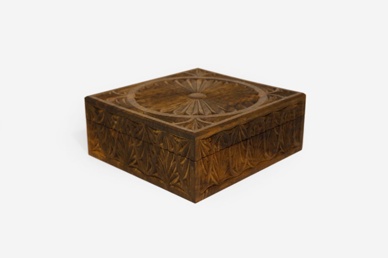 Walnut Wood Six Sections Tea Box - Image 5