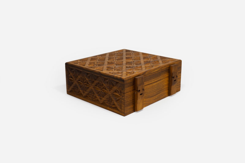 Rosewood Six Sections Tea Box - Image 3