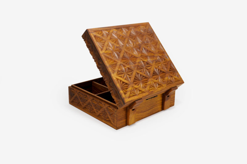 Rosewood Six Sections Tea Box - Image 5