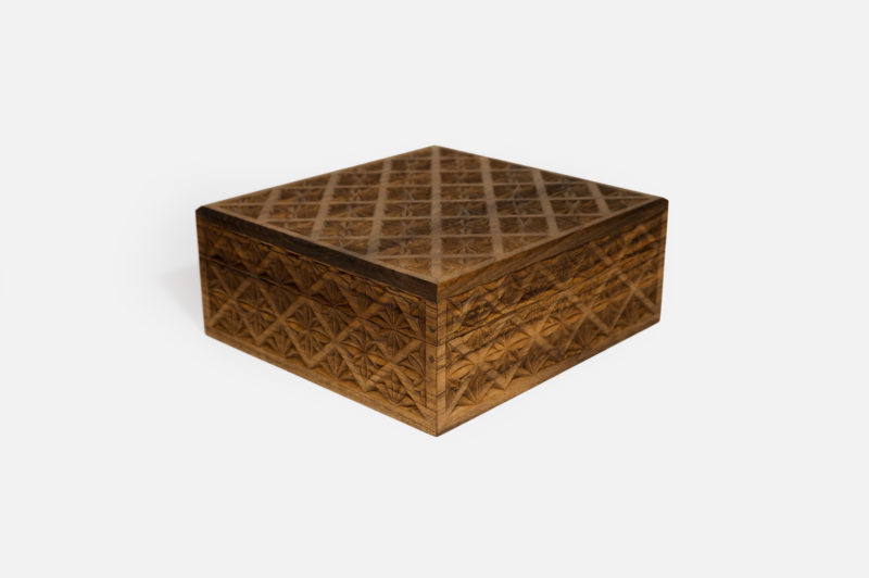 Walnut Wood Six Sections Tea Box - Image 5