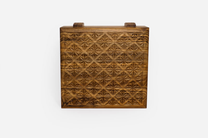 Walnut Wood Six Sections Tea Box - Image 4