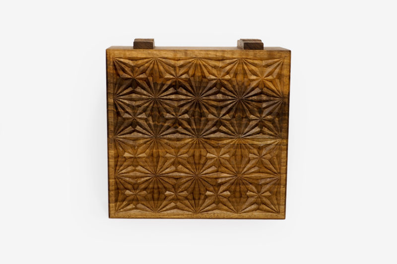 Walnut Wood Six Sections Tea Box - Image 2