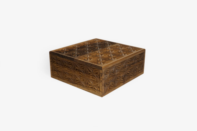 Walnut Wood Six Sections Tea Box - Image 5