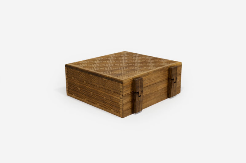 Walnut Wood Six Sections Tea Box - Image 3