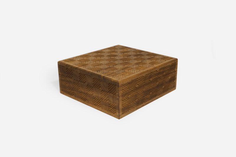 Walnut Wood Six Sections Tea Box - Image 6