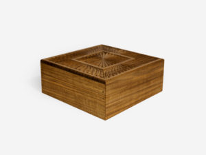 Walnut Wood Six Sections Tea Box