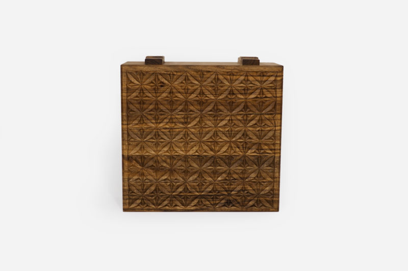 Walnut Wood Six Sections Tea Box - Image 2