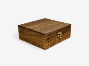 Walnut Wood Six Sections Tea Box