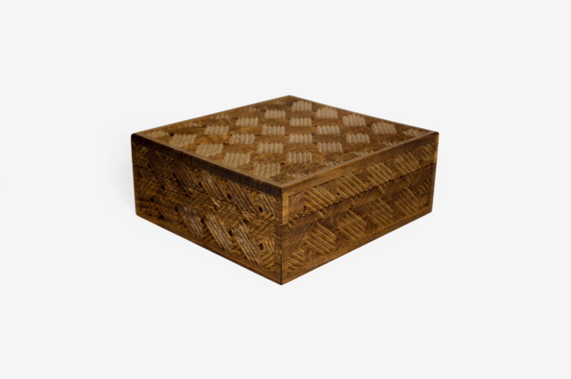 Walnut Wood Six Sections Tea Box - Image 5