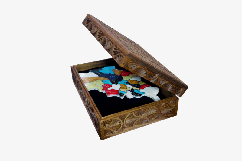 Walnut Wood Multi-Storage Box - Image 3